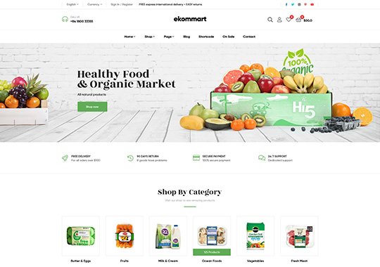 Food & Grocery Online Store